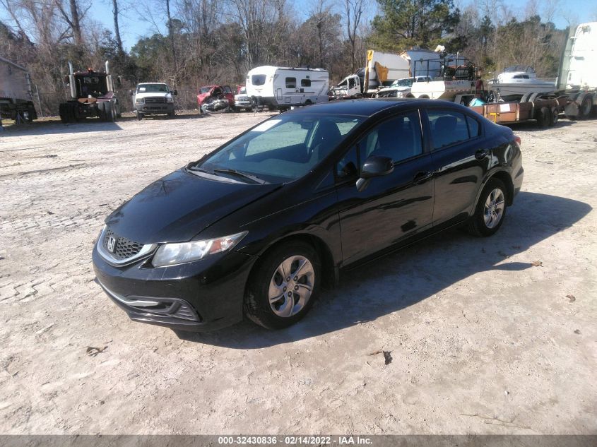 2013 HONDA CIVIC SDN LX 2HGFB2F57DH553833