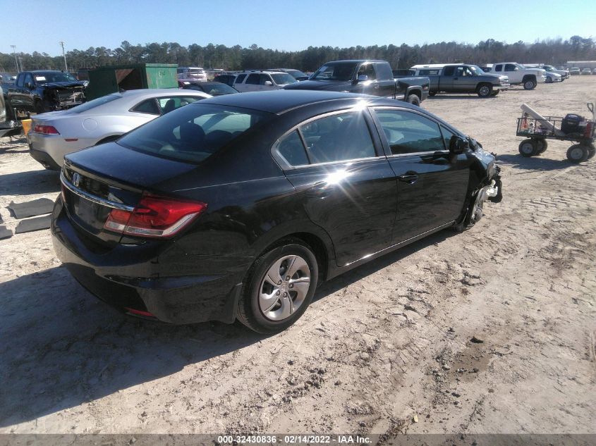 2013 HONDA CIVIC SDN LX 2HGFB2F57DH553833