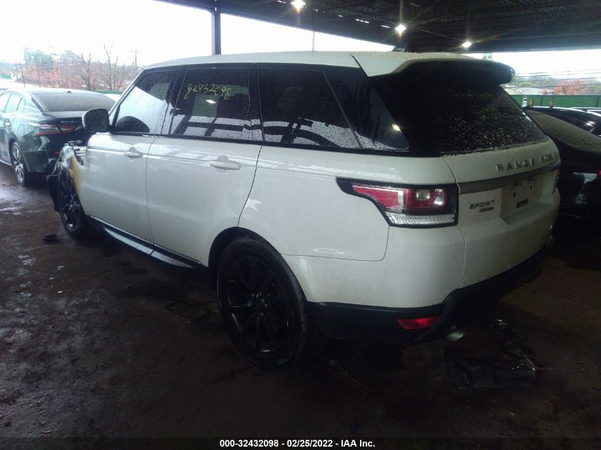 2016 LAND ROVER RANGE ROVER SPORT V6 HSE SALWR2PFXGA590145