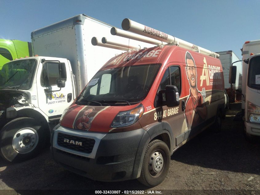2019 RAM PROMASTER CARGO VAN 3C6TRVDG5KE563134
