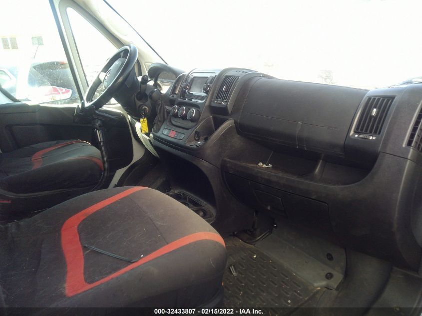 2019 RAM PROMASTER CARGO VAN 3C6TRVDG5KE563134