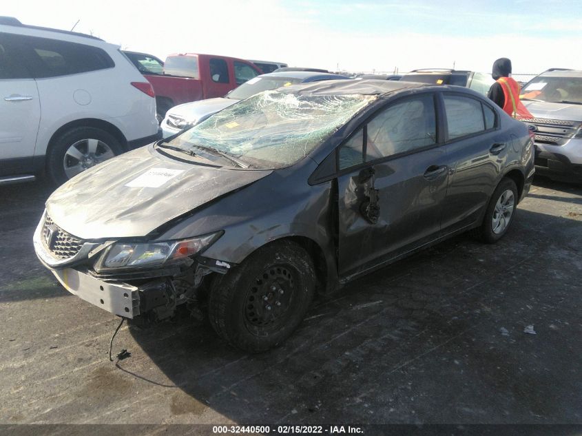 2013 HONDA CIVIC SDN LX 19XFB2F51DE099797
