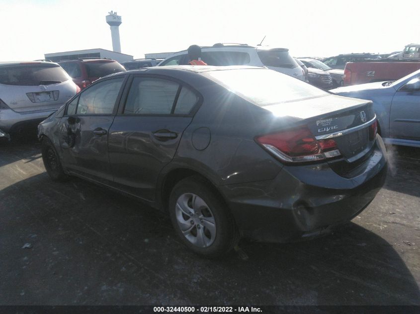 2013 HONDA CIVIC SDN LX 19XFB2F51DE099797