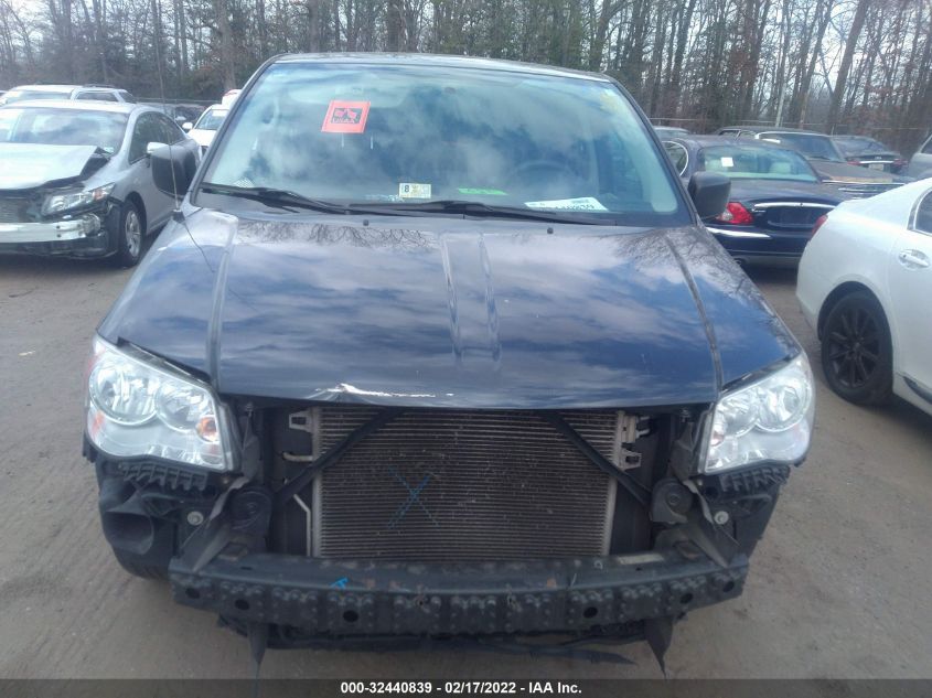2013 DODGE GRAND CARAVAN SE 2C4RDGBG9DR661777