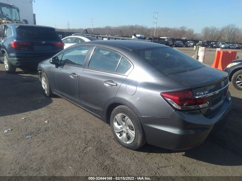 2013 HONDA CIVIC SDN LX 2HGFB2F50DH581750