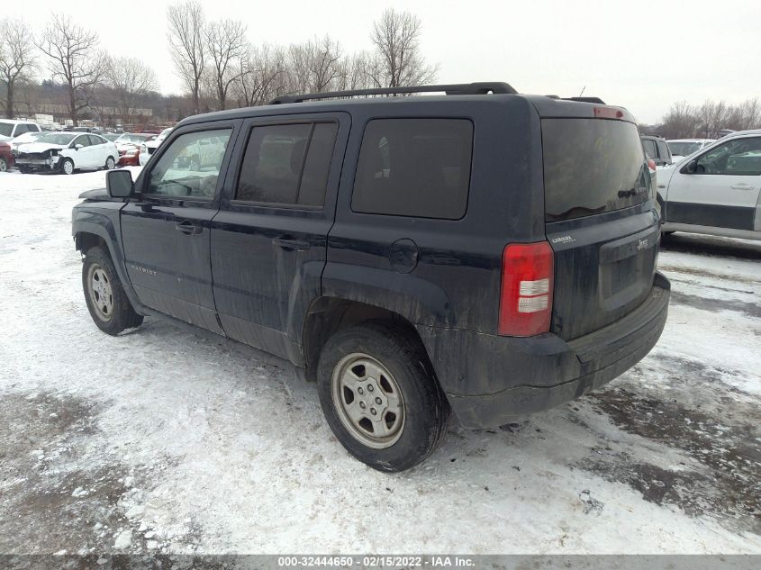 2017 JEEP PATRIOT SPORT 1C4NJPBA5HD141152