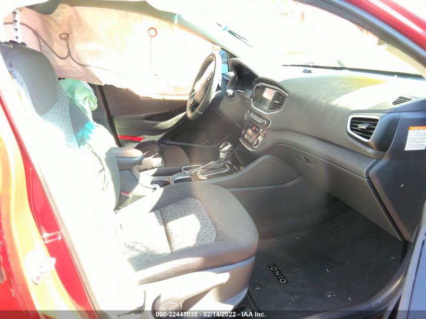 2019 HYUNDAI IONIQ HYBRID BLUE KMHC65LC1KU175184