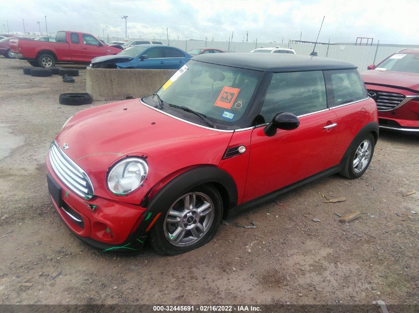 2013 MINI COOPER HARDTOP WMWSU3C58DT689339