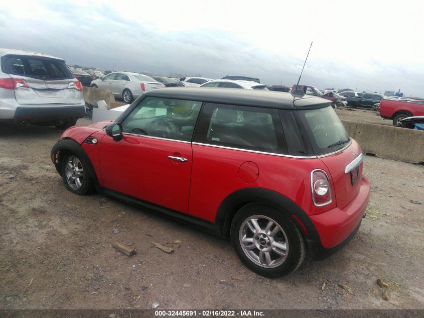 2013 MINI COOPER HARDTOP WMWSU3C58DT689339