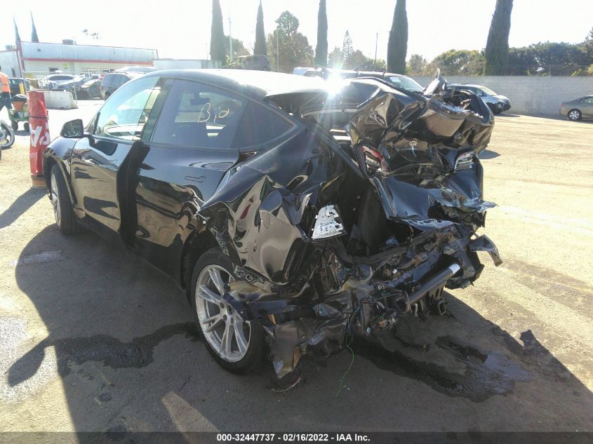 2021 TESLA MODEL Y LONG RANGE 5YJYGDEE3MF093646