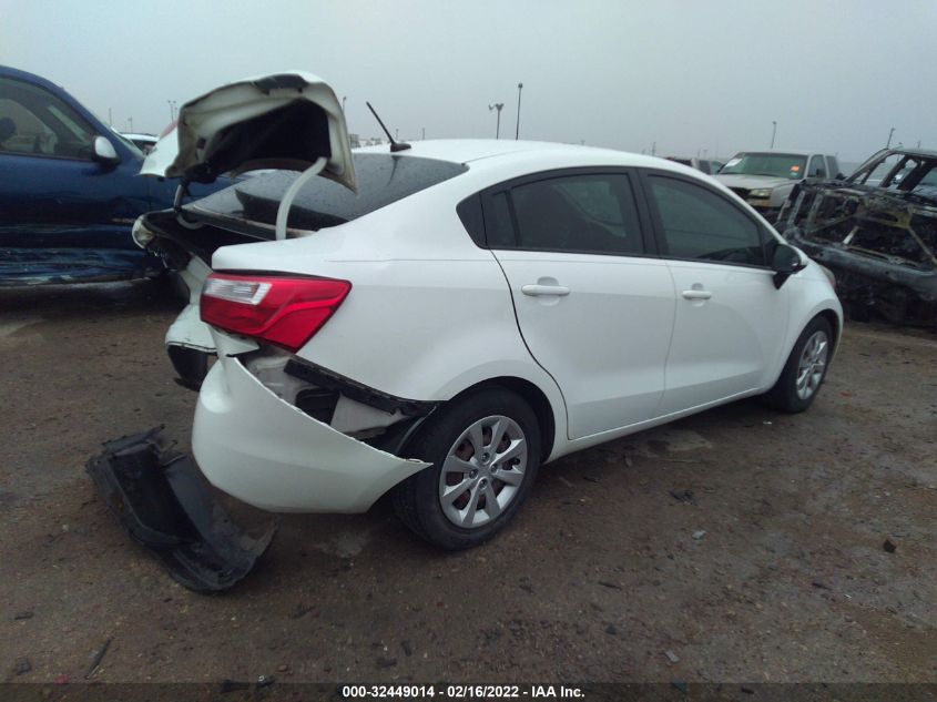 2015 KIA RIO LX KNADM4A37F6436112