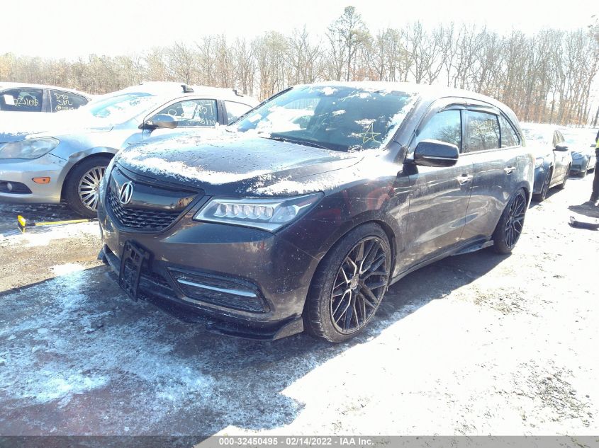 2014 ACURA MDX TECH PKG 5FRYD4H48EB037147