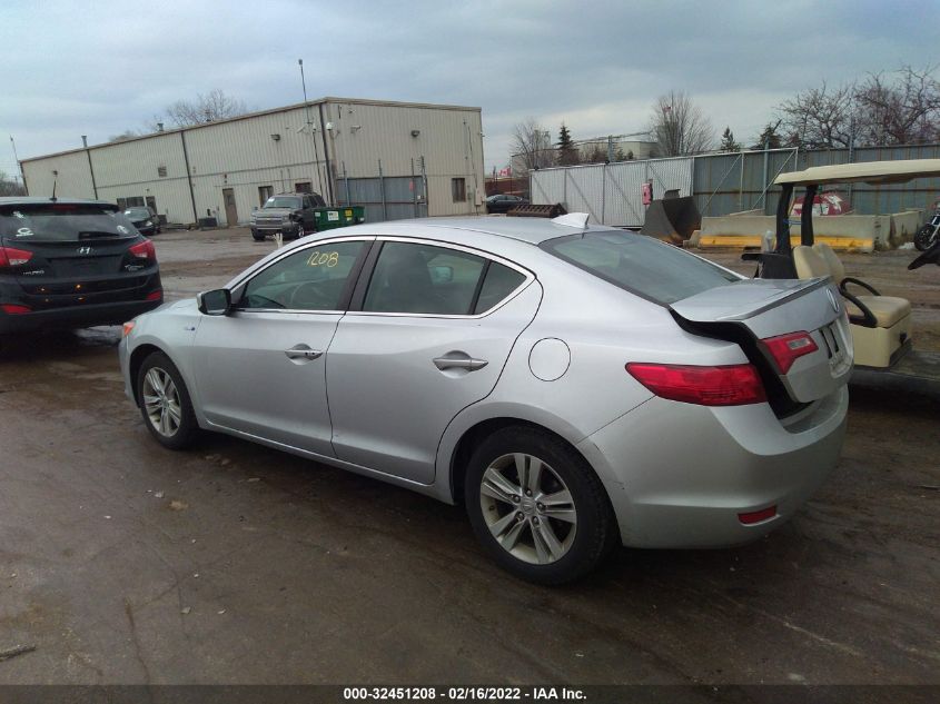 2014 ACURA ILX HYBRID TECH PKG 19VDE3F70EE300072