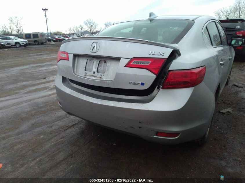 2014 ACURA ILX HYBRID TECH PKG 19VDE3F70EE300072