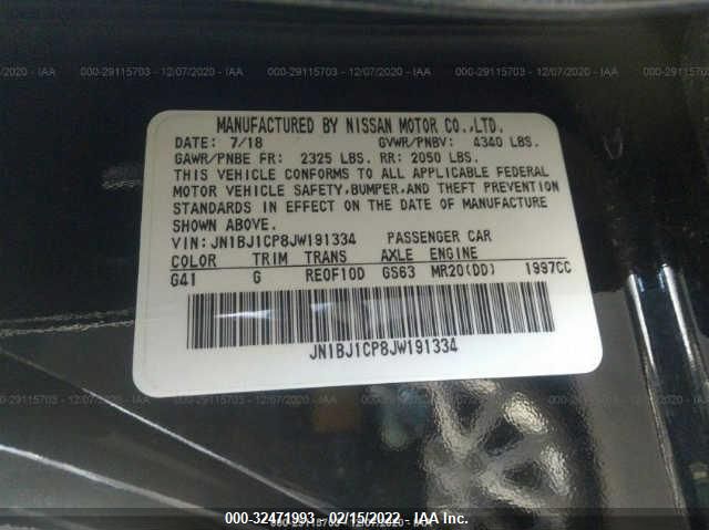 2018 NISSAN ROGUE SPORT SV JN1BJ1CP8JW191334