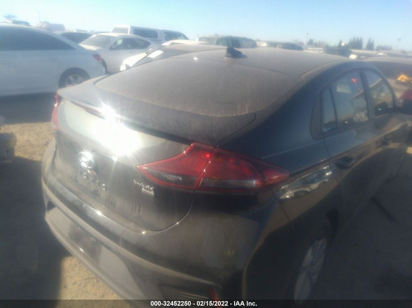 2022 HYUNDAI IONIQ HYBRID BLUE KMHC65LC6NU266472