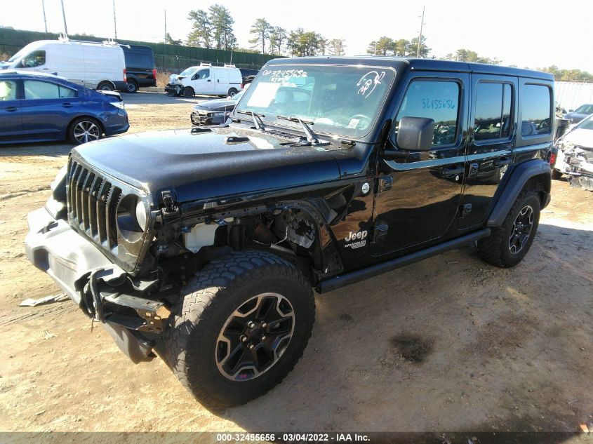 2018 JEEP WRANGLER UNLIMITED SPORT S 1C4HJXDG4JW289463