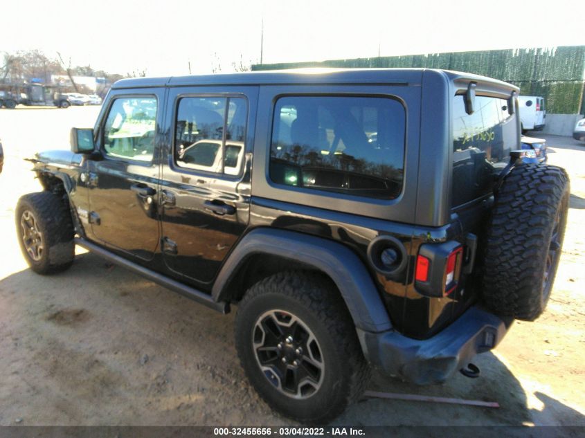 2018 JEEP WRANGLER UNLIMITED SPORT S 1C4HJXDG4JW289463