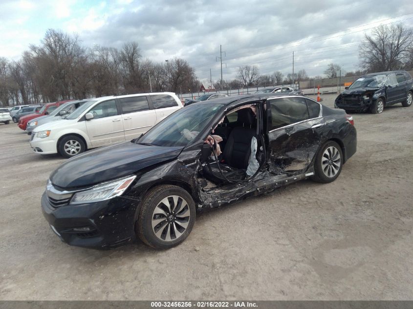 2017 HONDA ACCORD HYBRID TOURING JHMCR6F75HC029531