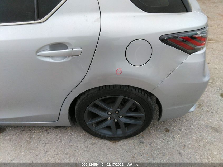 2014 LEXUS CT 200H HYBRID JTHKD5BH0E2197601