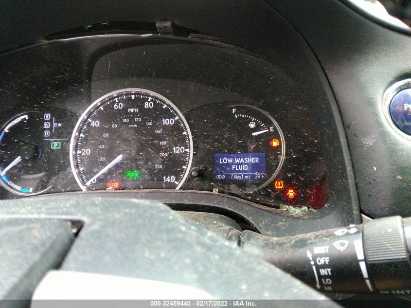 2014 LEXUS CT 200H HYBRID JTHKD5BH0E2197601