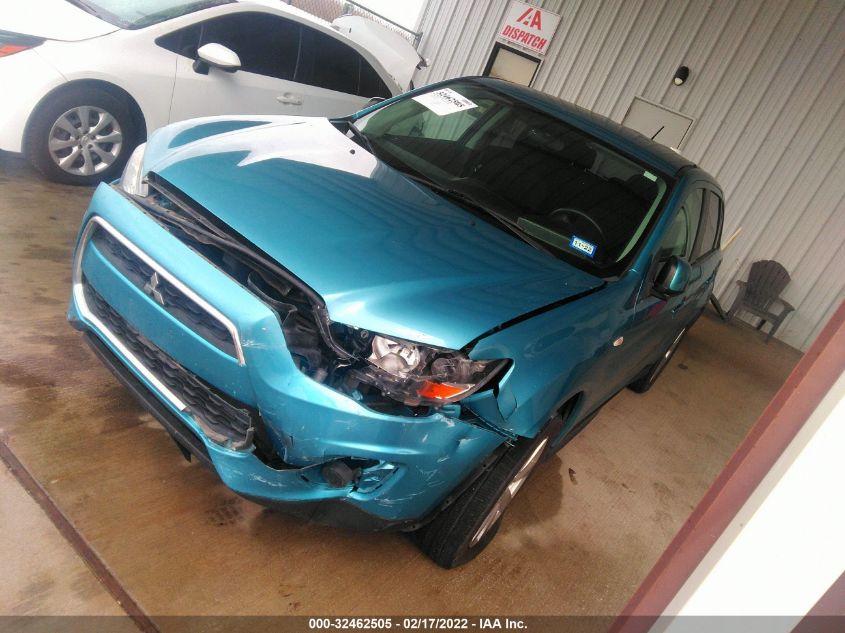 2014 MITSUBISHI OUTLANDER SPORT ES 4A4AP3AU6EE018041