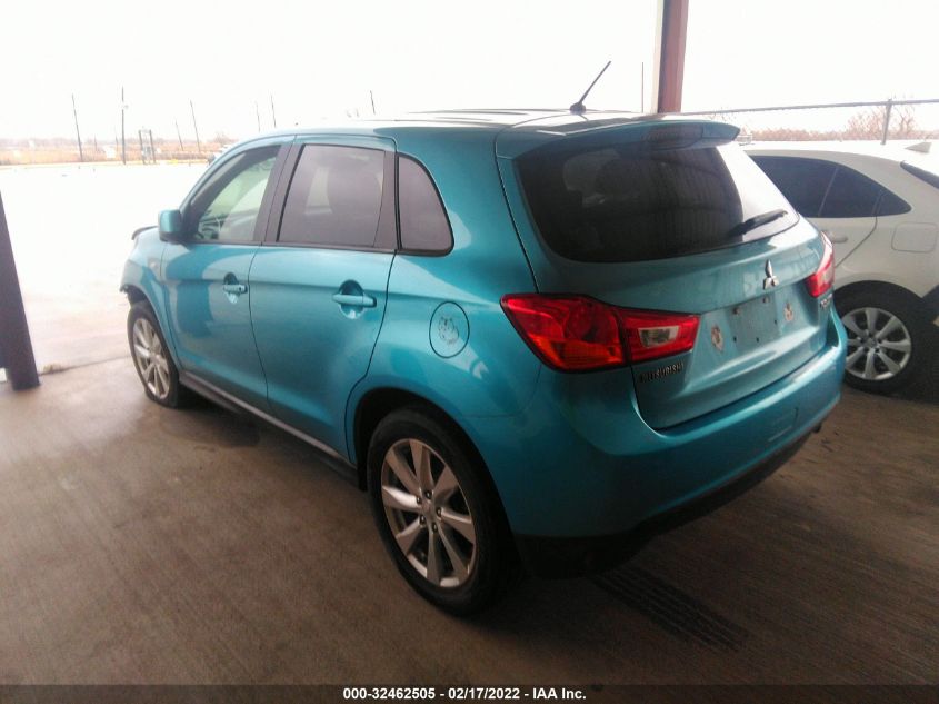 2014 MITSUBISHI OUTLANDER SPORT ES 4A4AP3AU6EE018041