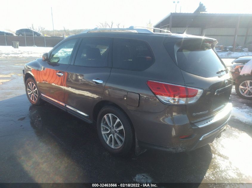 2015 NISSAN PATHFINDER SL 5N1AR2MM7FC705366