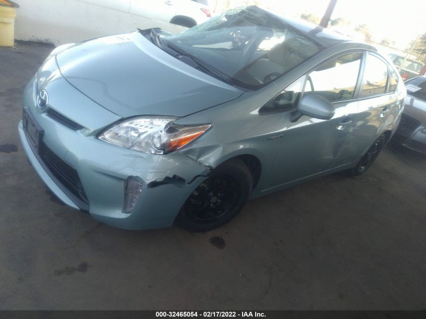 2015 TOYOTA PRIUS FOUR JTDKN3DU7F1946852