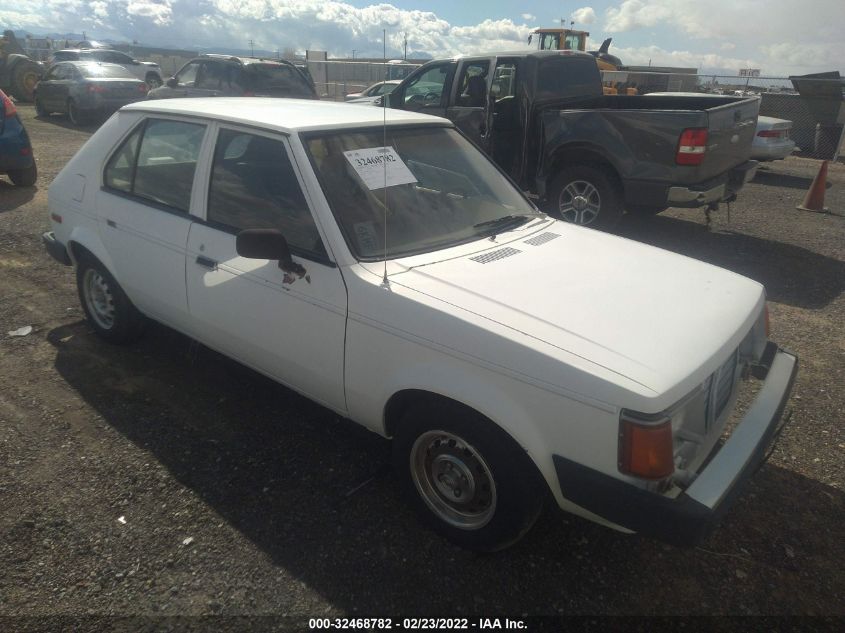 1B3XL18D3LC725910 Dodge Omni Photo 1