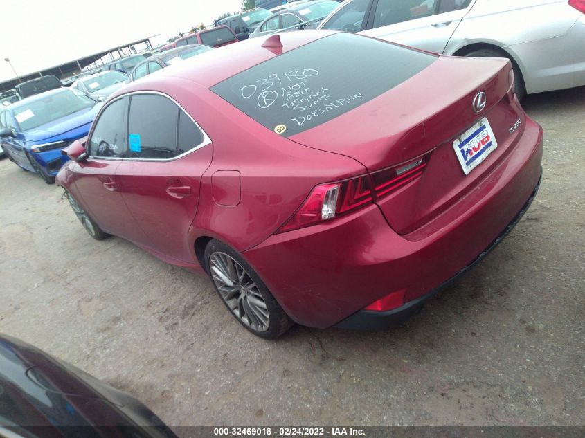 2014 LEXUS IS 250 JTHBF1D2XE5039180