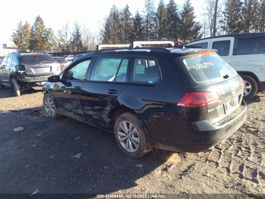 2017 VOLKSWAGEN GOLF SPORTWAGEN S 3VW017AU8HM532027
