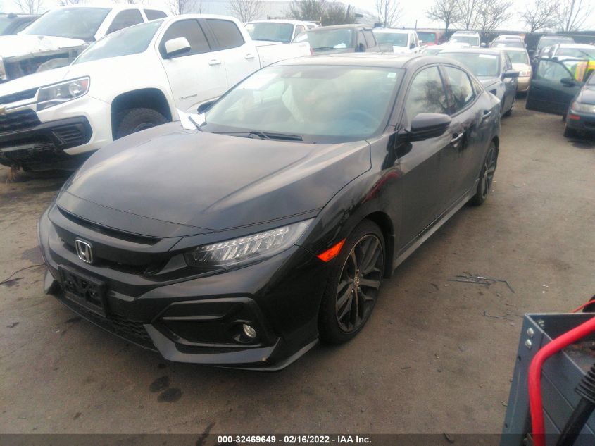 2021 HONDA CIVIC HATCHBACK SPORT TOURING SHHFK7H98MU410048