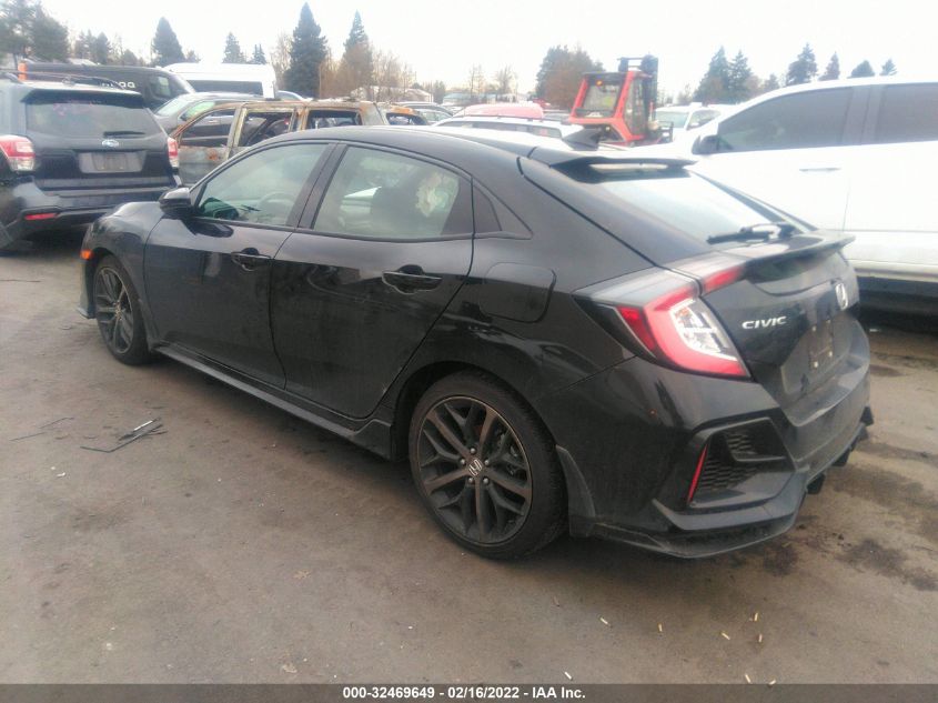 2021 HONDA CIVIC HATCHBACK SPORT TOURING SHHFK7H98MU410048
