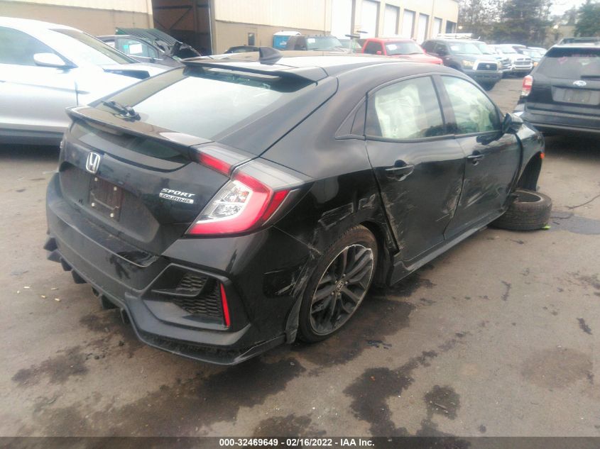 2021 HONDA CIVIC HATCHBACK SPORT TOURING SHHFK7H98MU410048