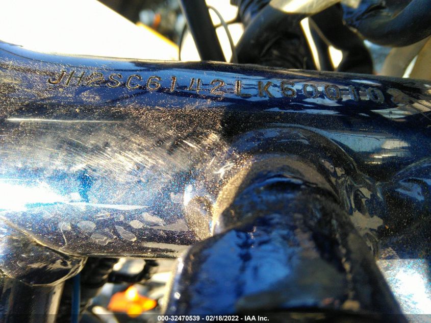 2020 HONDA VT1300 CX JH2SC6142LK500102