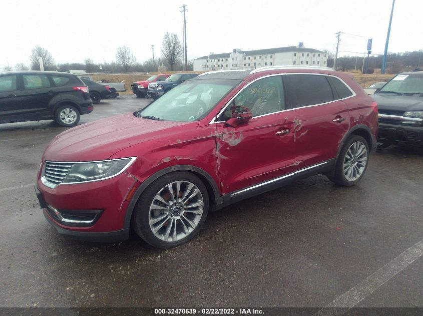 2016 LINCOLN MKX RESERVE 2LMTJ8LP0GBL47578