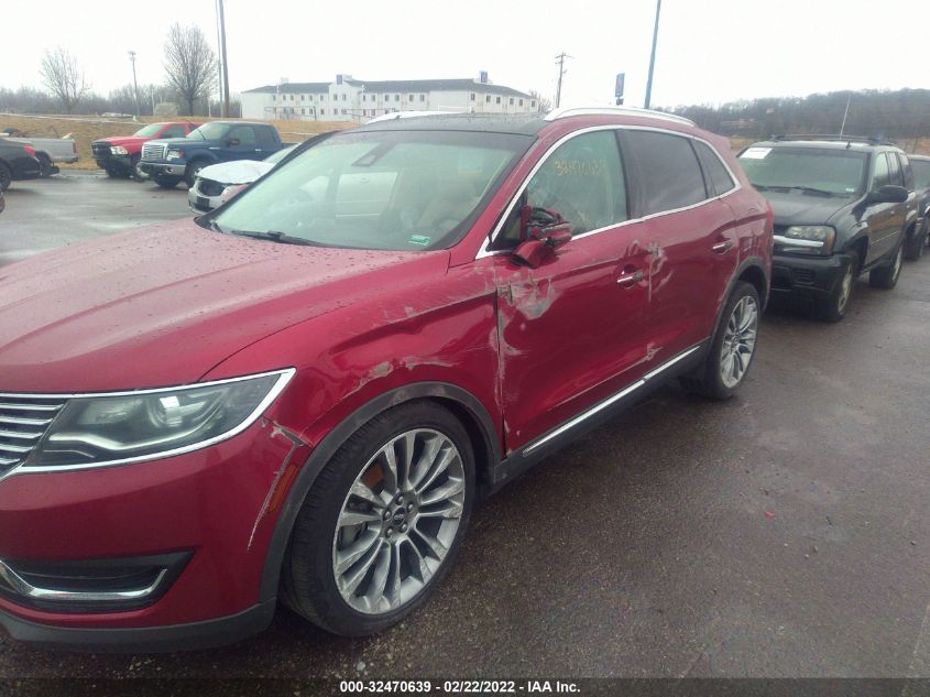 2016 LINCOLN MKX RESERVE 2LMTJ8LP0GBL47578