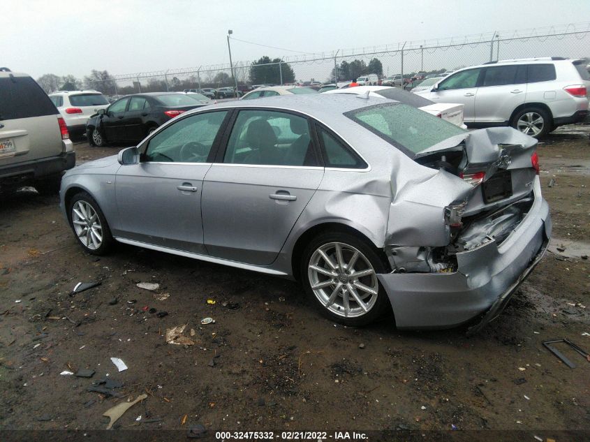 2015 AUDI A4 PREMIUM WAUBFAFL5FA017293