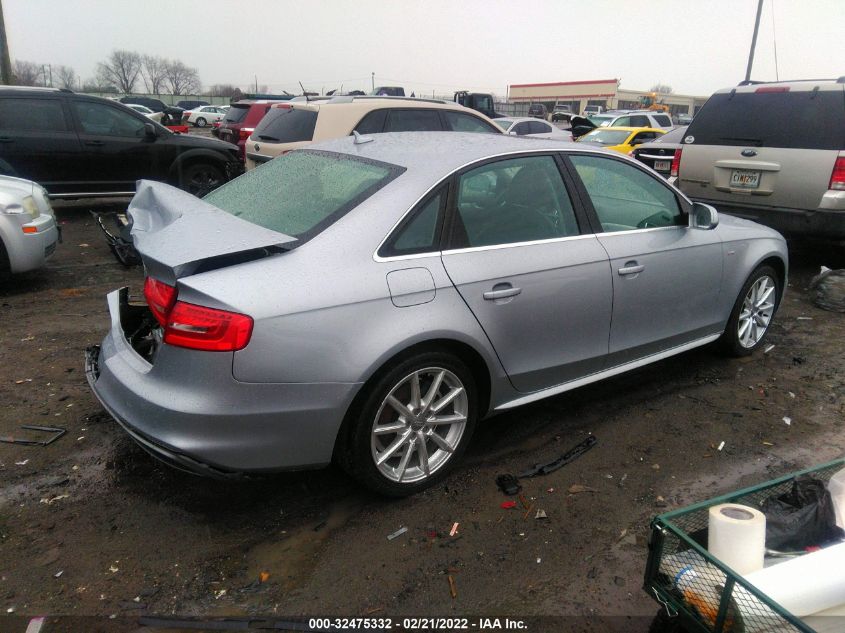 2015 AUDI A4 PREMIUM WAUBFAFL5FA017293