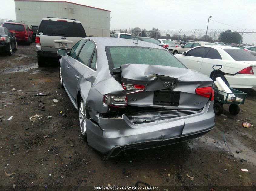 2015 AUDI A4 PREMIUM WAUBFAFL5FA017293