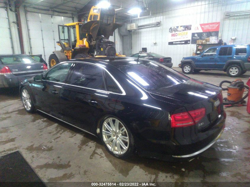 2014 AUDI A8 L 3.0T WAURGAFD0EN006536