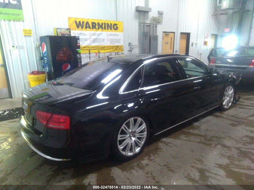 2014 AUDI A8 L 3.0T WAURGAFD0EN006536