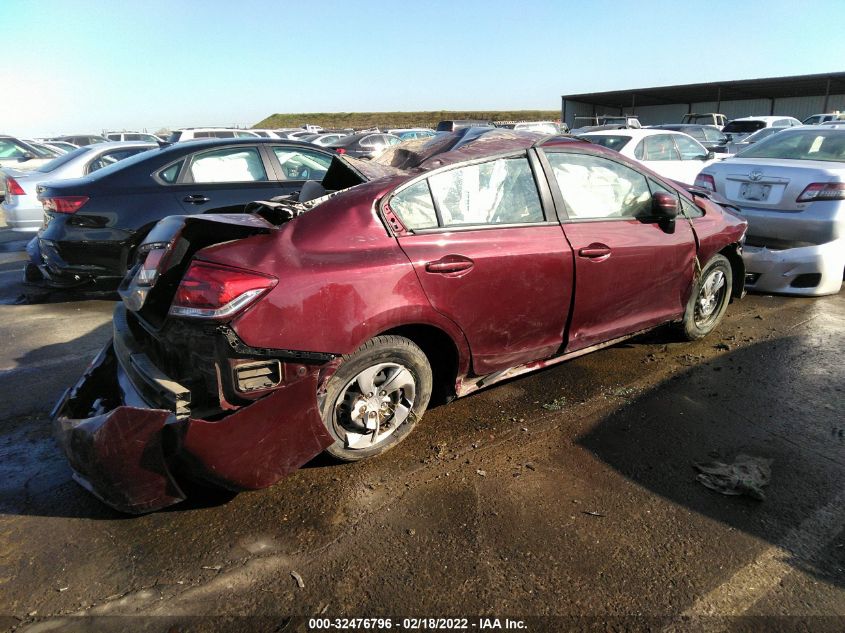 2015 HONDA CIVIC SEDAN LX 2HGFB2F54FH511204