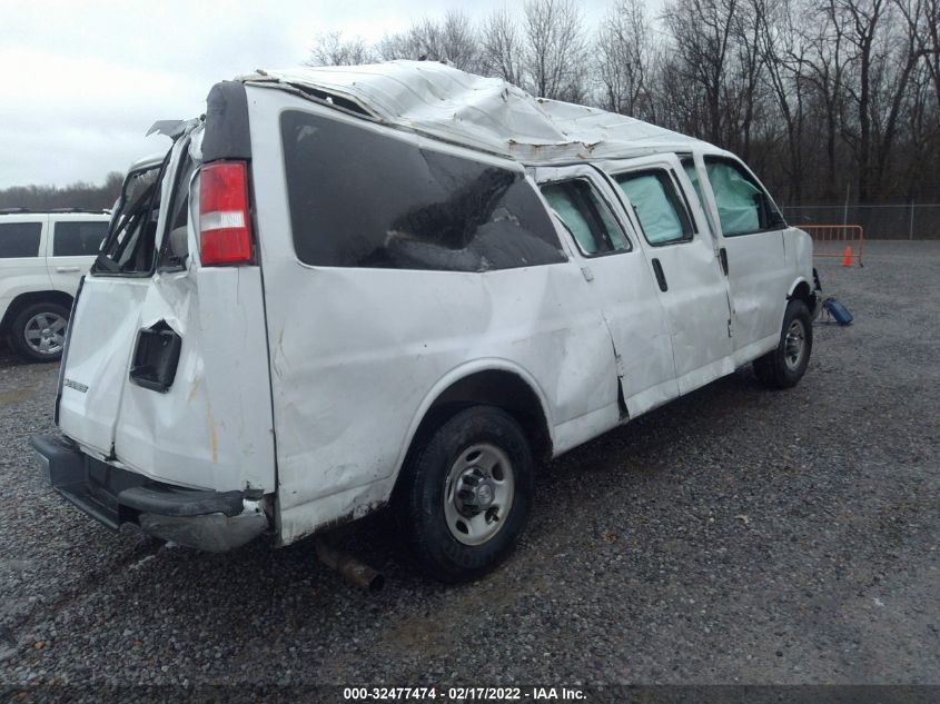 2018 CHEVROLET EXPRESS PASSENGER LT 1GAZGPFGXJ1315120