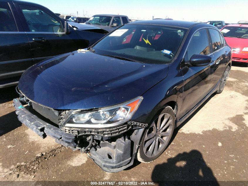 2017 HONDA ACCORD SEDAN SPORT 1HGCR2F65HA062690
