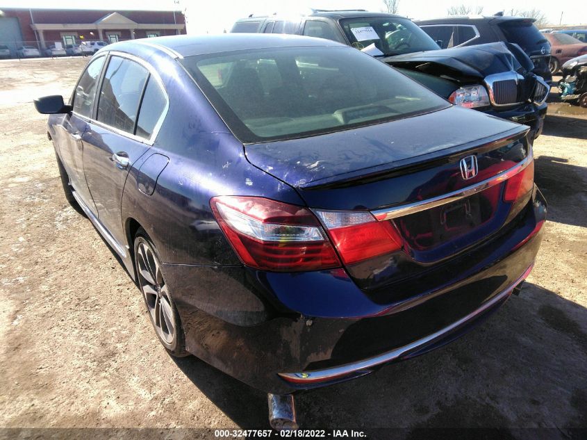 2017 HONDA ACCORD SEDAN SPORT 1HGCR2F65HA062690