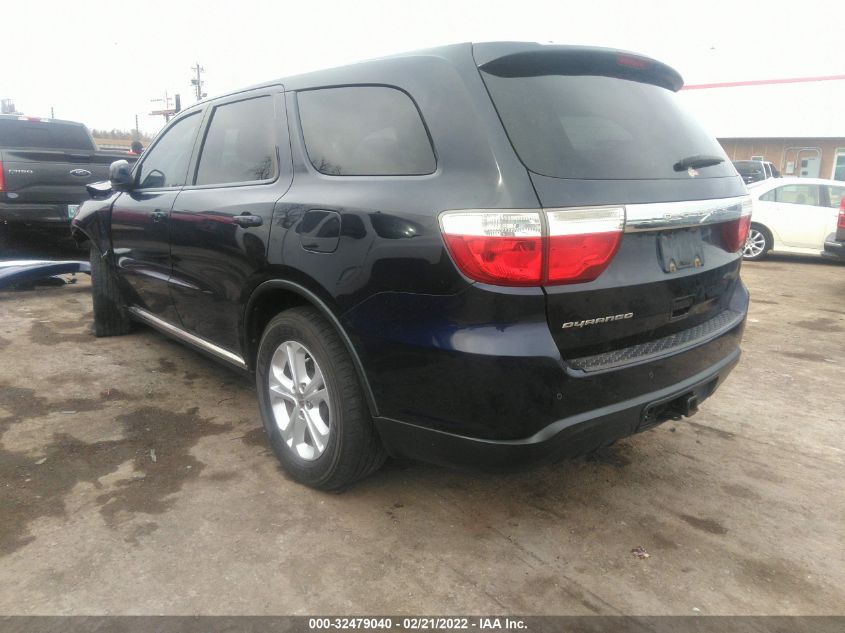 2013 DODGE DURANGO SXT 1C4RDHAG8DC539654
