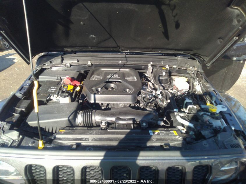 2021 JEEP WRANGLER UNLIMITED SAHARA ALTITUDE 1C4HJXEN9MW580137