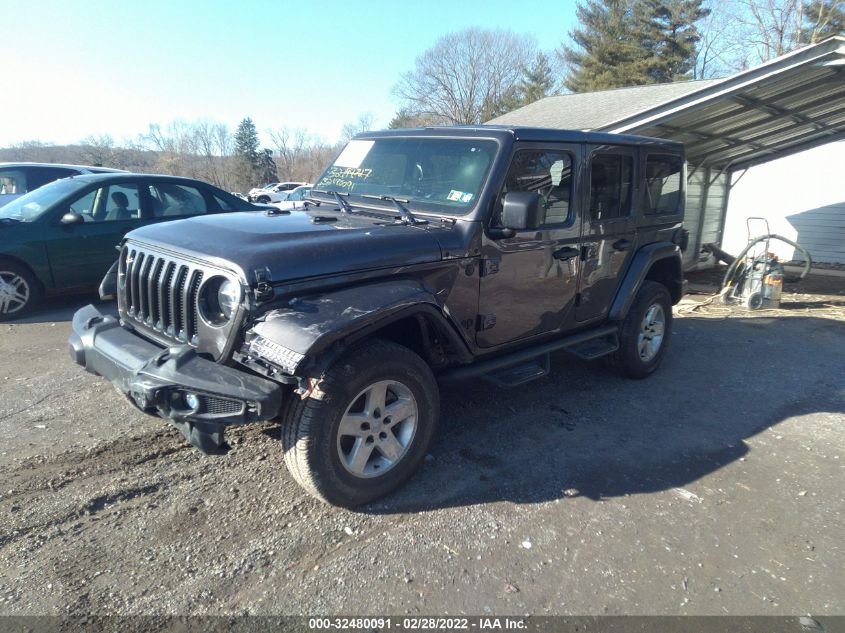 2021 JEEP WRANGLER UNLIMITED SAHARA ALTITUDE 1C4HJXEN9MW580137